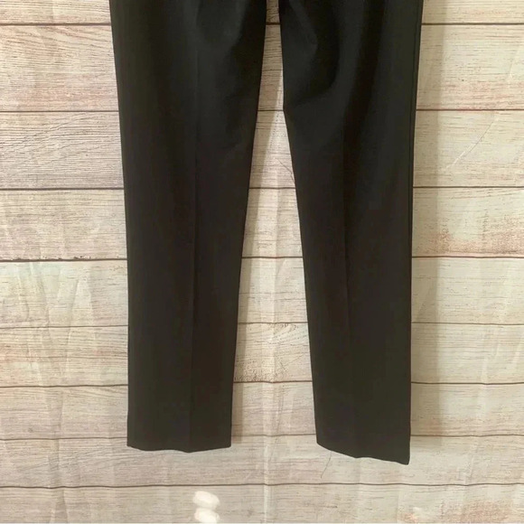 Not Your Daughter Jeans Ponte Knit Slim Trouser Pants Size 4 Black Straight Leg - Picture 10 of 14